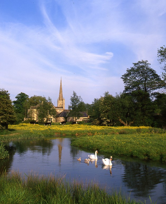 River Windrush at Burford, Oxfordshire